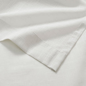 JLA Home Madison Park - Linen Kyler Light-Filtering Curtain Panels Pair — Textured Linen-Blend, OEKO-TEX, Soft White Drapes Ivory MP40-7983