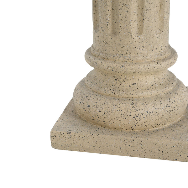 English Elm Christopher Knight Home® - Pedestal Column Plant Stand - 26.25 Inches Tall, Durable Indoor/Outdoor Display For Plants & Decor N772P261951S