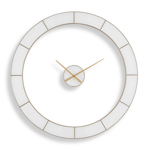Uttermost Uttermost Ivory Face Gold Ring Quartz Wall Clock for Modern Living Spaces 06468
