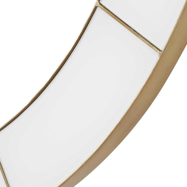 Uttermost Ivory Face Gold Ring Quartz Wall Clock for Modern Living Spaces