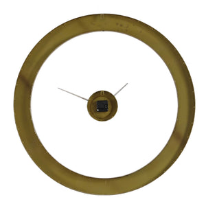 Uttermost Ivory Face Gold Ring Quartz Wall Clock for Modern Living Spaces