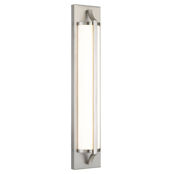 English Elm 24-inches Integrated Led Vanity Bar Light with Selectable Dimmer for Modern Bathrooms Brushed Nickel B370P444047