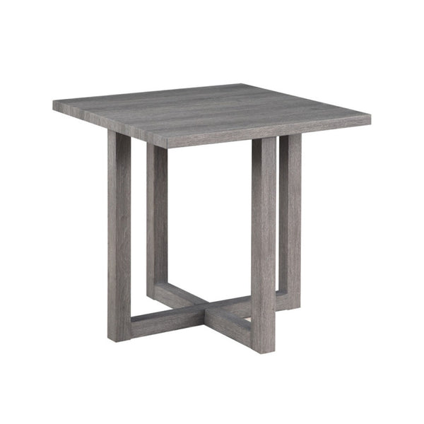 English Elm Montalbano Farmhouse Square Coffee Table with Nesting Stools and Cross Base Side B2749S00281