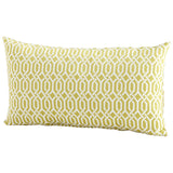 Interlochen Pillow Lime Green 06518 Cyan Design