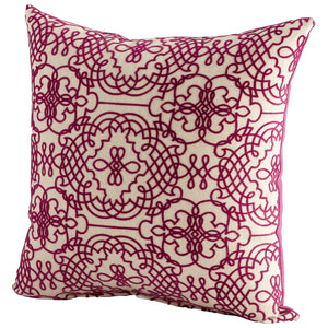 St. Lucia Pillow Purple and White 06528 Cyan Design