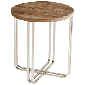 Montrose Side Table Black Forest Grove and Chrome 06560 Cyan Design