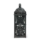 Christopher Knight Home® - Noble House - Jenera Shabby Chic Handcrafted Large Iron Decorative Lantern, Black Patina