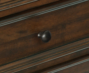 English Elm Classic Nine Drawer Mango Veneer Dresser Warm Brown Finish Bedroom Storage Furniture B011P446671