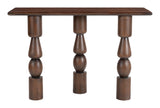 Split Console Table Brown 109852 Zuo Modern