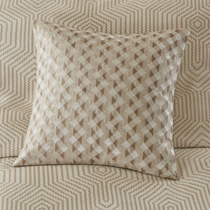 JLA Home Madison Park Signature - Comforter 9-Piece Set — Jacquard Architectural Weave, 300gsm All-Season Loft, Luxe Accent Pillows MPS10-0002