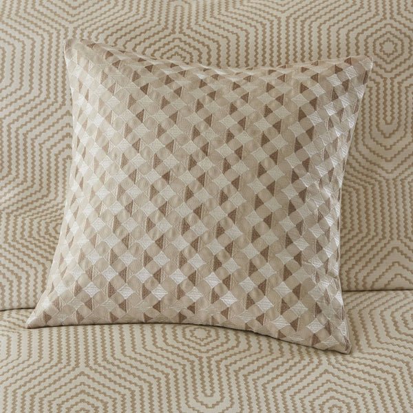 JLA Home Madison Park Signature - Comforter Jacquard 8-Piece Set — Hotel-Inspired 300gsm Fill, Euro Shams & Decorative Pillows, Dry Clean Only MPS10-0001