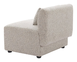 Zuo Modern Simu Corner Chair - Chic Modern Design With High-quality Materials For Stylish Home Decor Solutions Gray 100% Polyester,Elm Wood 110432-zuo-modern