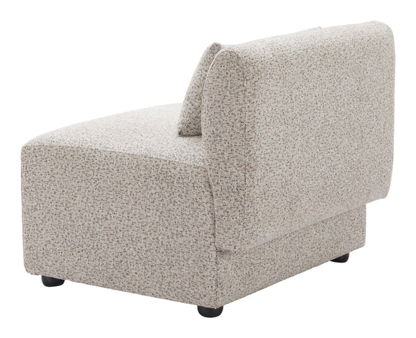 Zuo Modern Simu Corner Chair - Chic Modern Design With High-quality Materials For Stylish Home Decor Solutions Gray 100% Polyester,Elm Wood 110432-zuo-modern