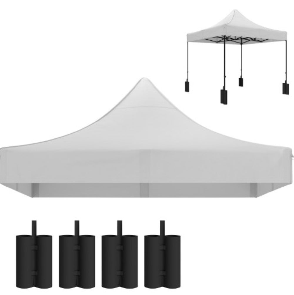English Elm Replacement Oxford Cloth Canopy Top for 10x10 Pop up Frames with Upf50 Protection T3971P426386