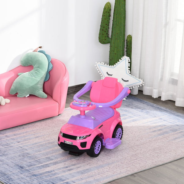English Elm Aosom Cat Licensed Toddler Pedal Excavator with Moving Shovel and Under Seat Storage W2225P217969