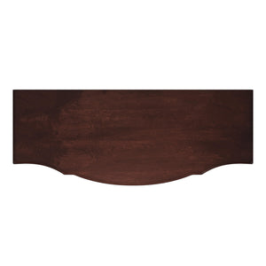 Butler Specialty Sheffield Elegant Demilune Wood Accent Cabinet With 3 Drawers And 2 Doors For Timeless Storage Dark Brown Poplar,Resin,Cherry Veneer,Fiberboard,Metal Knobs,Felt 674024-butler