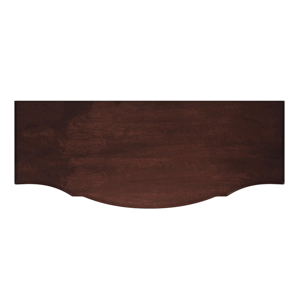 Butler Specialty Sheffield Elegant Demilune Wood Accent Cabinet With 3 Drawers And 2 Doors For Timeless Storage Dark Brown Poplar,Resin,Cherry Veneer,Fiberboard,Metal Knobs,Felt 674024-butler