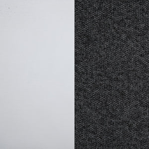 English Elm Set of 2 Tall Back Upholstered Dining Chairs Modern Armless Rubberwood Frame B016P445304