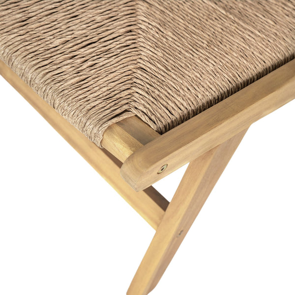 English Elm Christopher Knight Home® - Acacia Wood Outdoor Armless Lounge Chair Set Of 2 - Stylish Light Teak For Comfortable Patio Living N772P265277L
