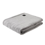 True North by Sleep Philosophy Plush Heated Casual Throw with Built-In Control TN54-0439 Grey