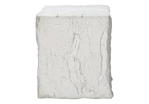 English Elm Accent Table Square Magnesium Oxide Wood Grain Modern Indoor Outdoor Side Piece B2710P461673