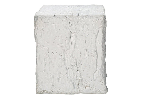 English Elm Accent Table Square Magnesium Oxide Wood Grain Modern Indoor Outdoor Side Piece B2710P461673