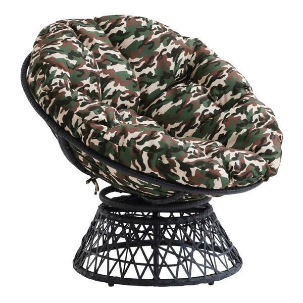 OSP Home Furnishings Papasan Chair Camo