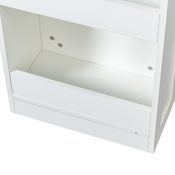 English Elm 7 7-Tier Pull-Out Slim Storage Shelf for Kitchen & Narrow Spaces, 7.87" Wide Organizer with Handle W331P295242