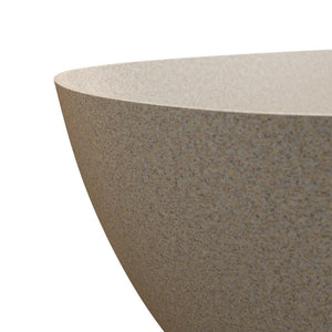 English Elm 65'' Freestanding Stone Resin Soaking Tub with Ergonomic Interior and Polished Finish W2753P425340