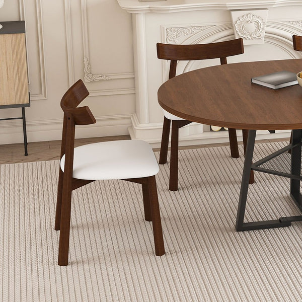English Elm 59-inch Expandable Glass Top Dining Set Seats 8 with Upholstered Chairs X-base W2700S00112