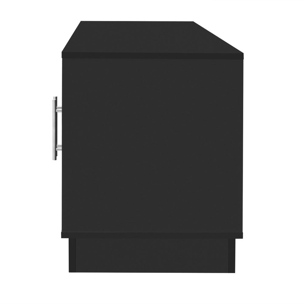 English Elm Vibe 68.9'' Modern Minimalist Tv Stand For 75'' Tvs - Stylish Media Console With Adjustable Storage Solutions N724P284467B-GIGA