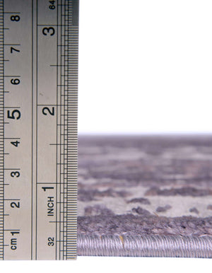 Unique Loom Aberdeen Derbyshire Machine Made Medallion Rug Violet, Ivory/Beige 5' 3" x 5' 3"