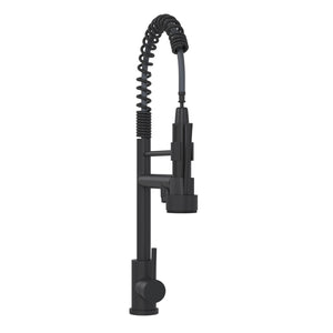 English Elm Bothwa Cupc Certified Single Handle Kitchen Faucet Tall Arc Stainless Steel Design Matt Black B2724P262363