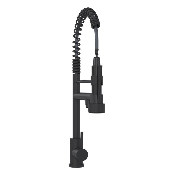 English Elm Bothwa Cupc Certified Single Handle Kitchen Faucet Tall Arc Stainless Steel Design Matt Black B2724P262363