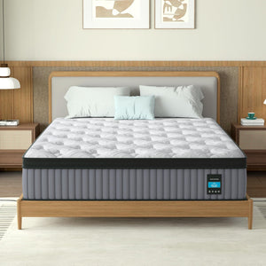 English Elm 12 Inch King Hybrid Mattress Gel Foam Pocket Springs Firm Support Cool Sleep B2716P415547