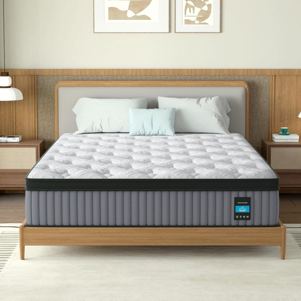 English Elm 12 Inch King Hybrid Mattress Gel Foam Pocket Springs Firm Support Cool Sleep B2716P415547