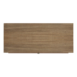 English Elm Large Antique Style 4-drawer Chest with Crown Molding Roman Legs Bedroom Storage Natural & Light Brown,Rustic Brown W1445P422421