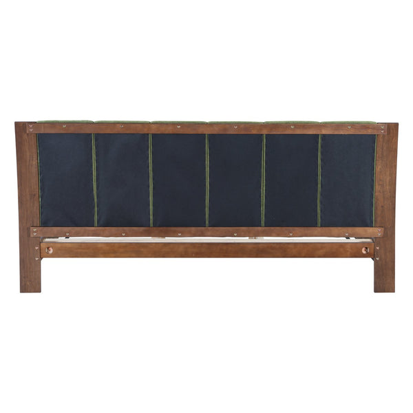 English Elm Christopher Knight Home® - Premium Pine Wood King Bed Frame - Mid-Century Modern Design With Upholstered Headboard & Unique Colors N770P345989D_N770P345990D