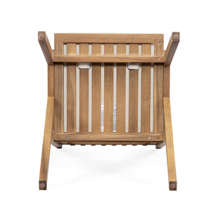 English Elm Christopher Knight Home® - Patio Acacia Wood Dining Chairs Set of 2 with Grey Rope Seats & Cream Waterproof Cushions, 400lb Capacity N768P249344T