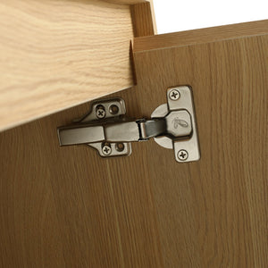 English Elm 60" Freestanding Bathroom Vanity Cabinet Only, 4 Soft-Close Doors, KD Packing, Durable 67.7x23x7.9 W1972P199464