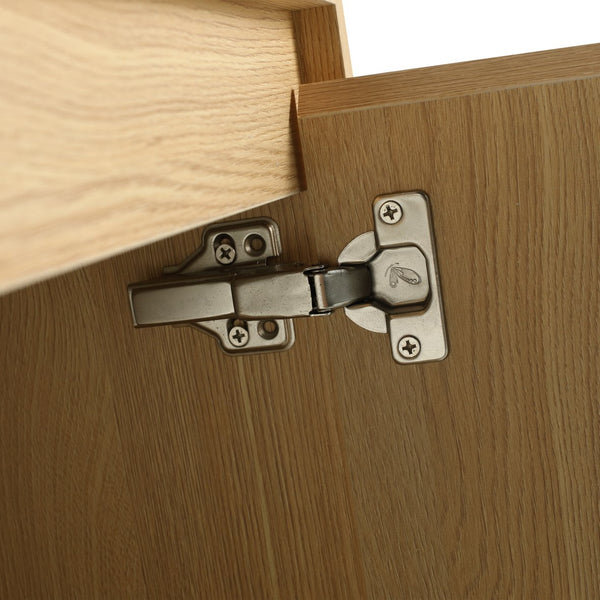 English Elm 60" Freestanding Bathroom Vanity Cabinet Only, 4 Soft-Close Doors, KD Packing, Durable 67.7x23x7.9 W1972P199464