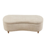 Bailey Casual Boucle Flip Top Storage Bench