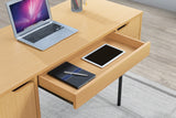 OSP Home Furnishings Denmark Executive Desk Natural