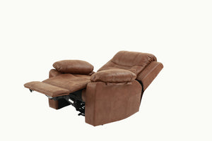 English Elm Modern Leatherette Power Recliner with Usb Port Plush Arms for Living Room Comfort B011P467870