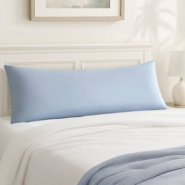 English Elm 1- Piece Full Body Cooling Pillow with Nylon Spandex Cover for Side Sleepers Blue B035P482975