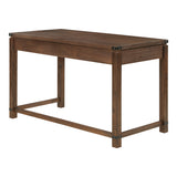 OSP Home Furnishings Baton Rouge Lift Desk Brushed Walnut