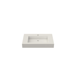 English Elm Stone Resin Solid Surface Vessel Sink Seamless Low Profile Spa Bathroom Basin T3785P355784