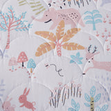 Urban Habitat Kids Iris Casual Woodland Animals Reversible Cotton Quilt Set UHK13-0224 Blush