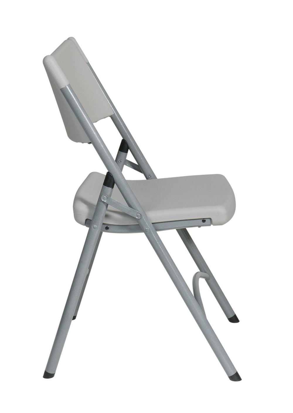 OSP Home Furnishings Resin Chair with Steel Frame Lightweight Contoured Seat for Indoor Outdoor Events PC-03