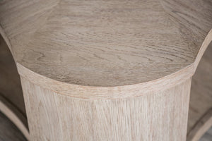 English Elm 1pc Coffee Table Modern Square Cocktail Table 42" with Lower Shelf, Casters for Easy Mobility and Style Oak 46 L x 46 W x 9 H B2741P360629